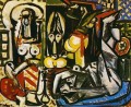 Les femmes d Alger Delacroix IV 1955 cubisme Pablo Picasso